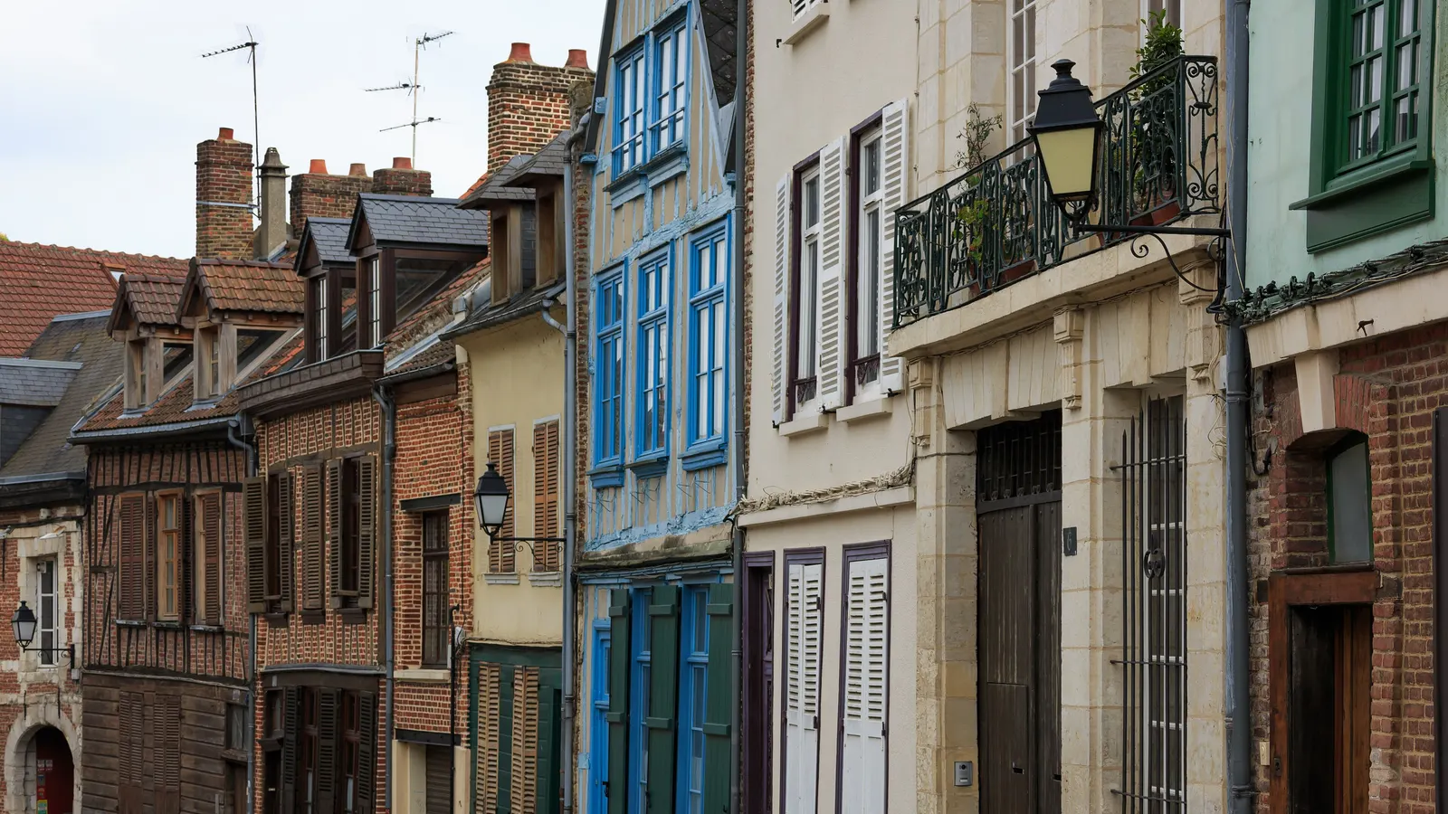 La rue de Metz-l'Évêque, à Amiens